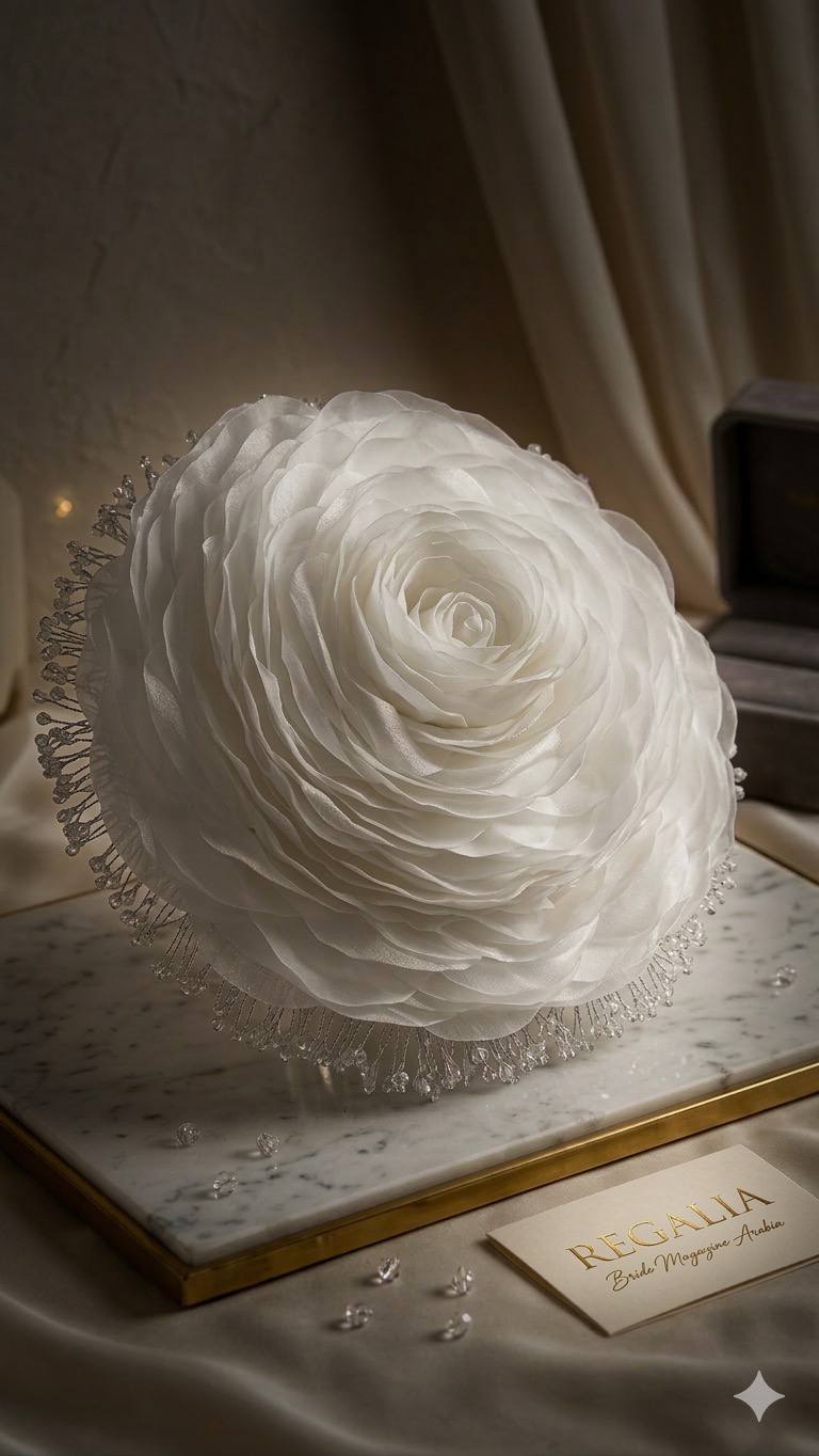 مسكة عروس مميزة بوكيه عروس فاخر Bridal bouquet with pearls Luxury wedding bouquet Hoop bridal bouquet