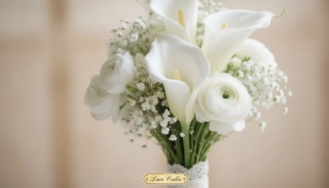 مسكة الكالا والدانتيل — Lace Calla - الصورة 5