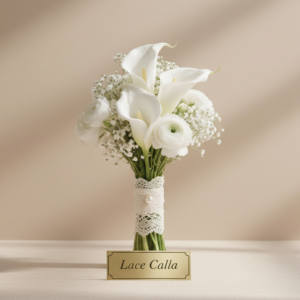 مسكة الكالا والدانتيل — Lace Calla