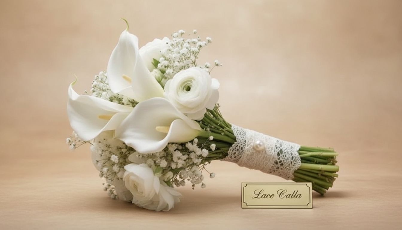 مسكة الكالا والدانتيل — Lace Calla - الصورة 6